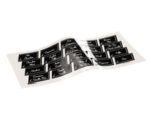 WILBUR CURTIS WC-39105 LABEL  FLAVOR LOW TACK DOOR