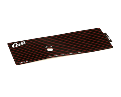 WILBUR CURTIS WC-39371 LABEL  SW PANEL CAF AP CURTIS