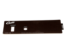 WILBUR CURTIS WC-39372 LABEL, SW PANEL CAF 1 CURTIS