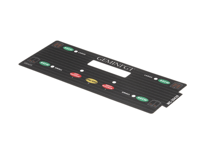 WILBUR CURTIS WC-39439 LABEL  UCM OVERLAY GEMTS TWIN