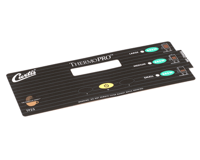 WILBUR CURTIS WC-39444 LABEL  UCM OVERLAY 3-BATCH TP2