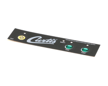 WILBUR CURTIS WC-39662 LABEL, CONTROL PANEL TLP CURTI