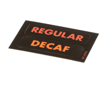 WILBUR CURTIS WC-39799 LABEL, UCM OVERLAY REGULAR DEC