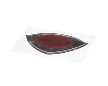 WELLS 2M-300534 TRADEMARK DOMED LABEL WAR