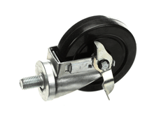 WELLS 2P-43763 CASTER-SWIVEL,W/BRAKEE, 5 TALL