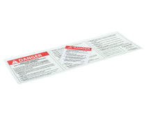 WINSTON PS1318 LABEL DANGER BACKSPLASH USA