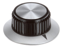 APW WYOTT 56508 KNOB  BLACK/ALUMINUM 2.5DIA 1/