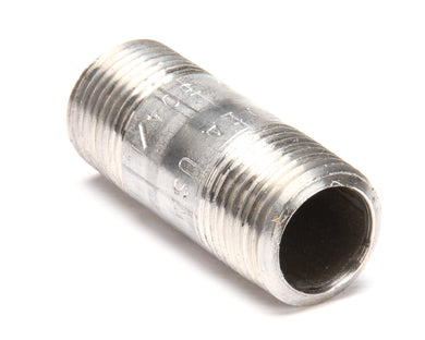 BKI FT0232 NIPPLE  1/2 X 2  SS 304