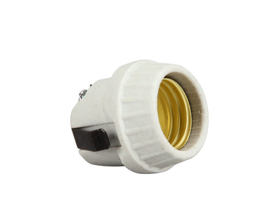 BKI  BKILH0001 LAMPHOLDER  RD PORCELAIN