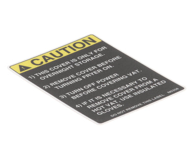 BKI N0358 DECAL  BLF COVER CAUTION