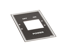 BKI N0494 DECAL  POWER SWITCH CTL PLATE
