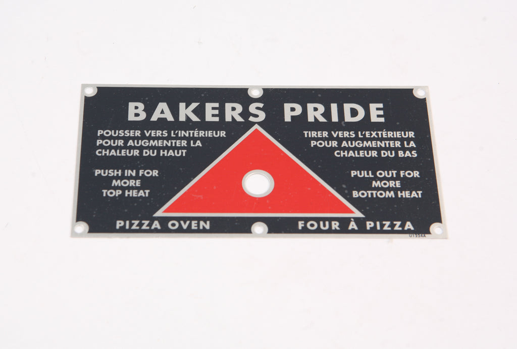 BAKERS PRIDE PARTS U1224A