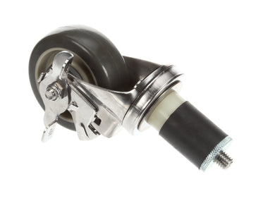 DUKE 165942 CASTER SS  SWIVEL W/BRAKE P/N J3.5-S40-213GWBSP