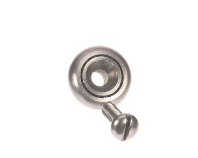 DUKE 514474 SS ROLLER W/SCREW 10-24X3/4FL SLT