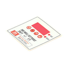 APW WYOTT 8826023 DECAL  TBDIDW-3 CONTROLS W/ PO