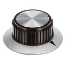 APW WYOTT 56508 KNOB  BLACK/ALUMINUM 2.5DIA 1/