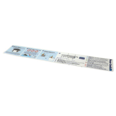 POWER SOAK 33891 DECAL BACKSPLASH STEPS 1-4 R-L