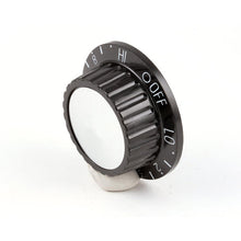 APW WYOTT 8730710 KNOB  APPLIANCE BLACK W/INSERT