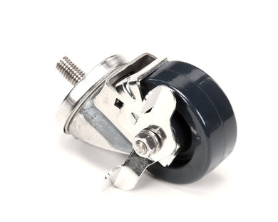 POWER SOAK 32545 CASTER 3 SS W/BRAKE BLUE URETH
