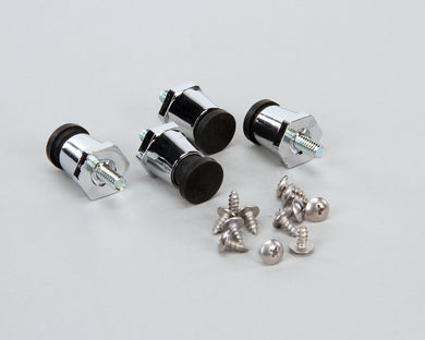 SILVER KING 10314-95 KIT LEG 1IN SILVER W/ RUBBER P