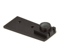TRUE  TRUE957893 DOOR PLATE BTM RH, R57-X811 DIE CAST ZINC, BLK POW