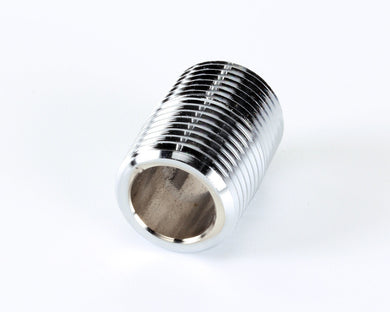 T&S BRASS  TS002534-25 1/2 NPT CLOSE NIPPLE (CHROME PLATED)