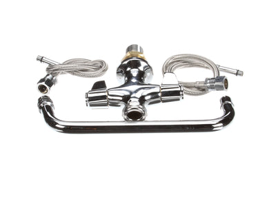 T&S BRASS 5F-8CLX12 EQUIP 8 DECK MOUNT WORKBOARD FAUCET  12 SWING NO