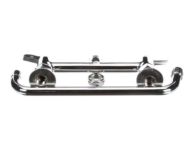 T&S BRASS 5F-8DLX12 FAUCET  8 CENTERS  DECK MOUNT  12 SWING NOZZLE