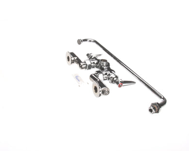 T&S BRASS B-0240 DOUBLE PANTRY FAUCET  WALL MOU