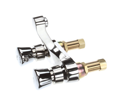 T&S BRASS B-0831 METERING FAUCET  DECK MOUNT  4 CENTERS  AERATOR