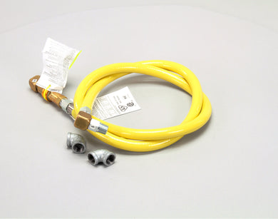 T&S BRASS HG-4C-72S GAS HOSE W/QUICK DISCONNECT  1/2 NPT  72 LONG  I