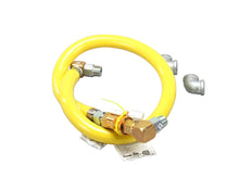 T&S BRASS  TSHG-4D-60 GAS HOSE W/QUICK DISCONNECT, 3/4 NPT, 60 LONG