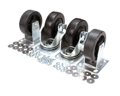 WELLS WS-20804 CASTER ASSEMBLY 2FIX 2SWIVEL FS